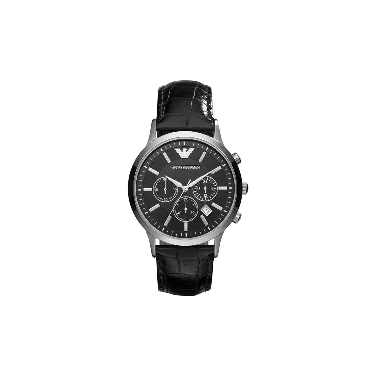 Emporio Armani AR2447 Men's Watch 43 Mm Black